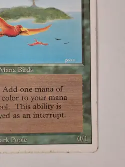 MTG: Birds Of Paradise Card Regular Revised Magic The Gathering- MP A BB - Image 4