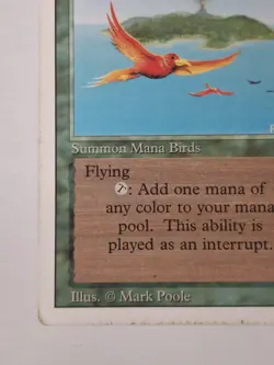 MTG: Birds Of Paradise Card Regular Revised Magic The Gathering- MP A BB - Image 5