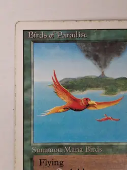 MTG: Birds Of Paradise Card Regular Revised Magic The Gathering- MP B BB - Image 2