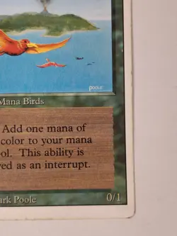 MTG: Birds Of Paradise Card Regular Revised Magic The Gathering- MP C BB - Image 4