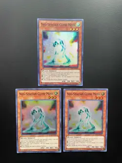 Yugioh Neo-Spacian Glow Moss SHVA-EN032 Super Rare 1st Edition NM/LP X3 - Image 1