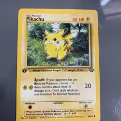 1st Edition Pikachu #60/64 Jungle Set 1999 Pokemon Card - Image 1