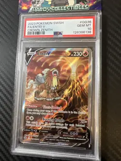 PSA 10 Entei V GG36/GG70 Crown Zenith Pokemon Card - Image 2