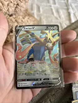 Zacian V SWSH018 SWSH: Sword & Shield Promo Cards Holo - Image 1
