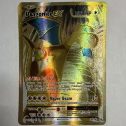 XY Evolutions Dragonite EX Ultra Rare Full Art Card 106/108!!! - Image 1