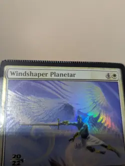 Rare Magic The Gathering Misprint Crimped Edge Foil Windshaper Planetar - Image 2