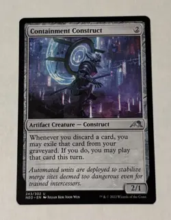 MTG Containment Construct - Kamigawa: Neon Dynasty NM - Image 1