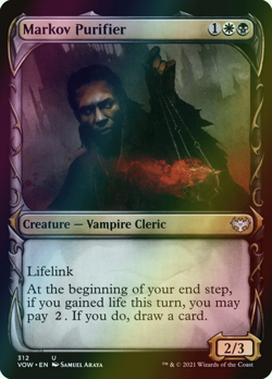 MTG Markov Purifier Showcase Foil ** Innistrad: Crimson Vow ** English - Image 1