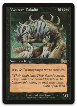 Western Paladin #168 (LP) Urza's Saga USG Magic MTG - Image 1