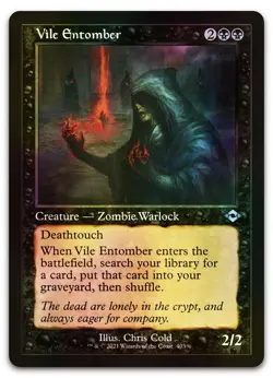 Vile Entomber (Retro Frame) (Foil Etched) #403 NM Modern Horizons 2 Magic MTG - Image 1