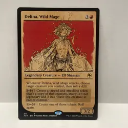 Delina, Wild Mage 317 MTG Adventures in the Forgotten Realms Showcase - Image 1
