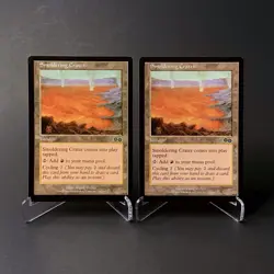 (2) Magic: The Gathering Smoldering Crater MTG Urza's Saga 1993-1998 LP - Image 1
