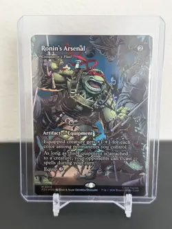 Magic TMNT Ronin's Arsenal Conqueror's Flail Borderless FOIL - Image 1