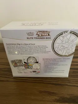 Pokemon TCG Sword Shield Brilliant Stars ETB Elite Trainer Box New Sealed 820650850127 - Image 3