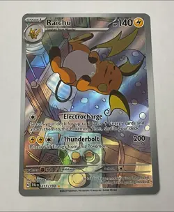 Pokemon: Raichu 211/193 Paldea Evolved Full Art Holo Illustration Rare - Image 1