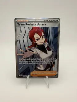 Pokemon TCG Team Rocket's Ariana 224 Trainer Holo Rare - Image 1