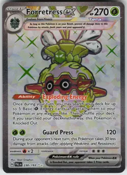 Forretress ex 230/193 Ultra Rare SV02: Paldea Evolved Pokemon - Image 1