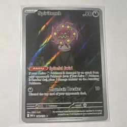 Pokemon Spiritomb Me01: Mega Evolution Illustration Rare Holo 148/132 - Image 1