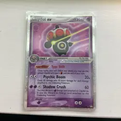 Pokemon TCG Claydol ex 93/108 EX Power Keepers Holo Ultra Rare 120 HP - Image 1