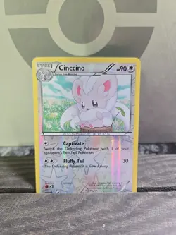 Reverse Holo Cinccino #85/98 Uncommon Emerging Powers Pokemon - Image 1