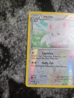 Reverse Holo Cinccino #85/98 Uncommon Emerging Powers Pokemon - Image 2