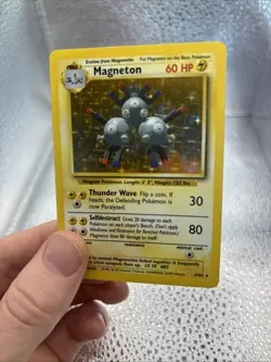 Pokemon 1999 Magneton Base Set 9/102 Vintage Holo Great Condition! - Image 1