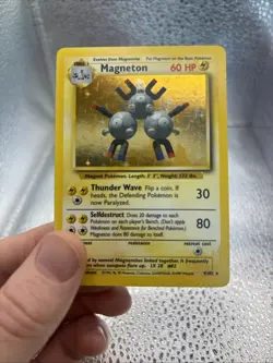Pokemon 1999 Magneton Base Set 9/102 Vintage Holo Great Condition! - Image 2
