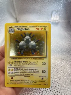 Pokemon 1999 Magneton Base Set 9/102 Vintage Holo Great Condition! - Image 4