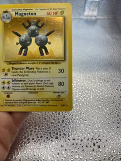 Pokemon 1999 Magneton Base Set 9/102 Vintage Holo Great Condition! - Image 5