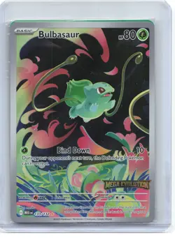 2025 Pokemon—Bulbasaur (Mega Evolution Stamp) #133/132 Mega Evolution—IR(Sealed) - Image 1