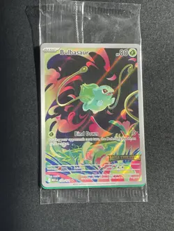 Sealed Mega Evolution Stamped Bulbasaur Pokemon TCG 133/132 Mint Condition - Image 1