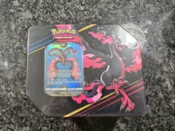 Pokemon TCG - Crown Zenith Tin Moltress Factory Sealed Small Tear - Image 1