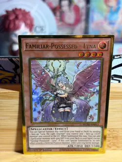 FAMILIAR-POSSESSED LYNA MGED-EN013 Maximum Gold El Dorado 1st Ed Yu-Gi-Oh TCG NM - Image 1