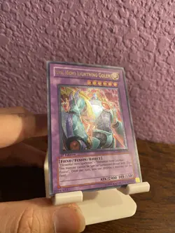 YuGiOh *Damaged* 1st Edition Ultimate rare Evil Hero Lightning Golem - Image 2