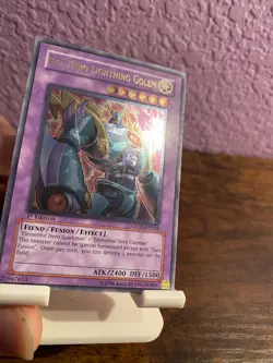 YuGiOh *Damaged* 1st Edition Ultimate rare Evil Hero Lightning Golem - Image 5