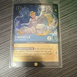 Disney Lorcana Cinderella Dream Come True Whispers In The Well Princess 236/204 - Image 1