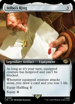 1 x Bilbo's Ring - Extended Art - The Lord of the Rings: Tales of Middle-Earth - - Image 1