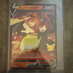 Pokemon Lance’s Charizard V SWSH133 Jumbo Card - Image 1