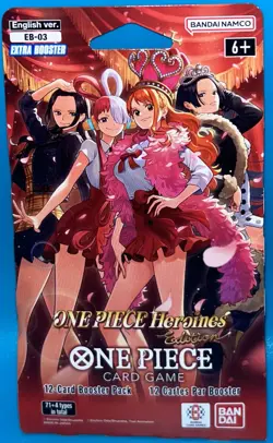 Heroines Edition Extra Booster Pack One Piece Card Game EB-03 English OP TCG - Image 1