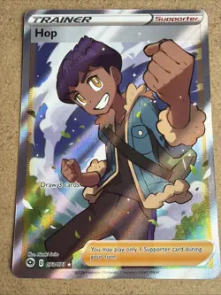 Pokemon TCG Hop Champions Path Trainer Full Art Card 073/073 - Image 1