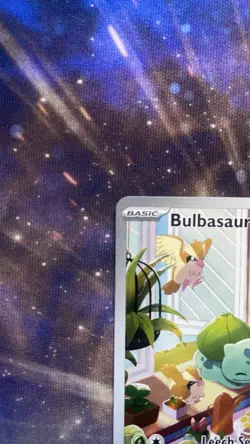 Bulbasaur Stellar Crown Holo Illustration Rare Card 143/142 Sv07 - Image 3
