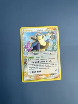 Pokemon TCG Blastoise Delta Holo Rare Card Crystal Guardians Stamped 2/100 MP/HP - Image 1