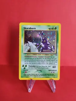 Pokemon Karte/card - Skaraborn Heracross 6/111 - Holo Neo GENESIS - Very Good+ - Image 1