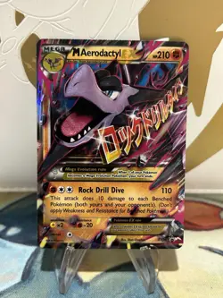 M Aerodactyl EX XY98 Ultra Rare Holo XY Promos Pokemon Card LP - Image 1