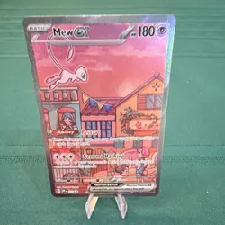 Pokemon Mew EX Full Art Promo Holo SVP 053 SV: Scarlet & Violet Promo Cards - Image 1