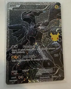 Pokemon TCG Zekrom Celebrations Classic Collection Holo Ultra Rare Card 114/114 - Image 1