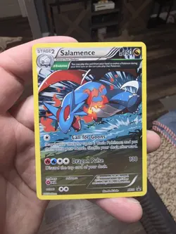 Salamence XY59 Holo Full Art Black Star Promo Pokemon Card. LP-MP - Image 1