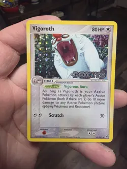 Pokemon Card - Vigoroth Stamped Deoxys 50/107 Holo. LP. - Image 1