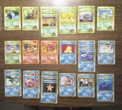 Huge Collection Organized Bulk Lot - 141 Pokemon Cards Japanese GYM Series NM-LP - Image 1