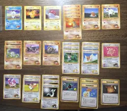Huge Collection Organized Bulk Lot - 141 Pokemon Cards Japanese GYM Series NM-LP - Image 2